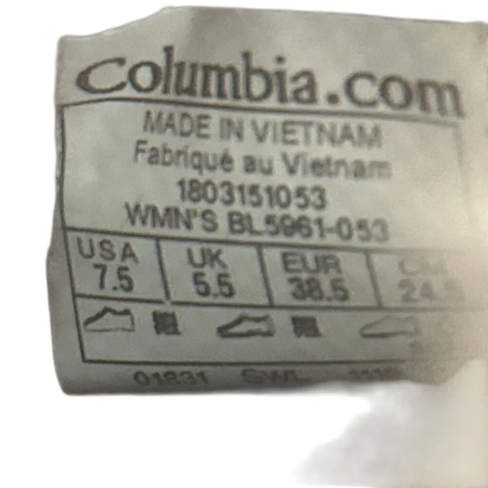 Columbia Minx Shortie 3 Insulated Waterproof Grey Quilted Winter Boots 7.5